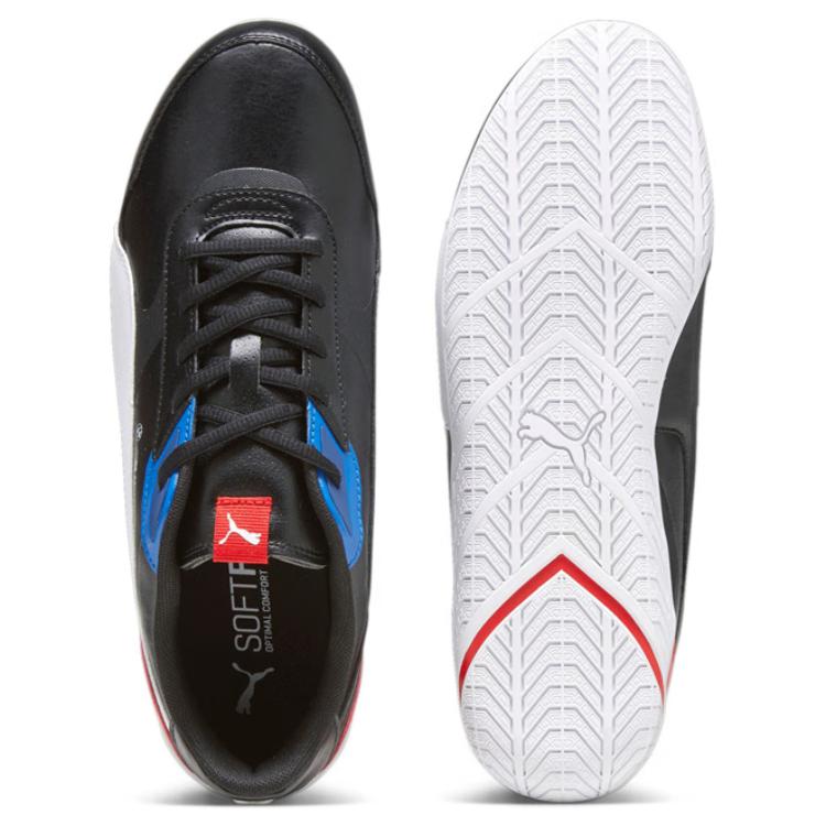 Puma Bmw Mms Comfortable Versatile Low-Top Training Shoes Unisex Sneaker Black White 307492-03