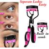Pads Professional Eyelashes Curler with Comb Separates Lashes Lash Comb Curler Natural Effect