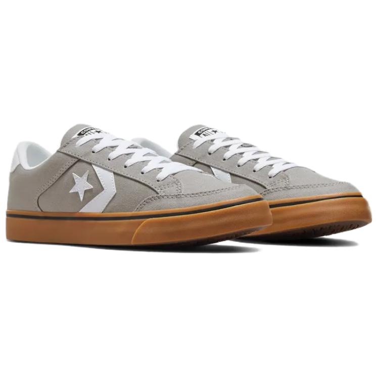 Converse Tobin Comfortable Versatile Slip-Resistant Durable Low-Top Skate Shoes Unisex Sneakers Gray A07510C