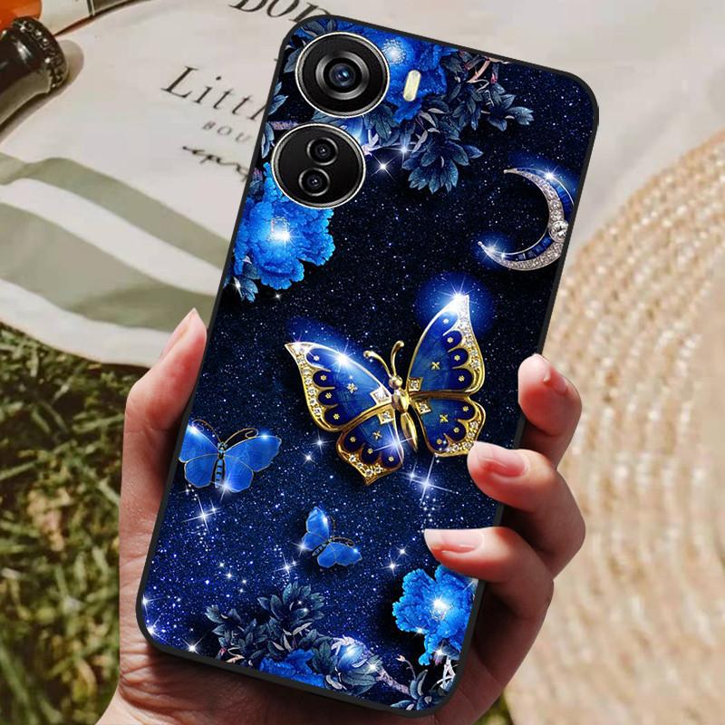 For ZTE Nubia Neo 5G Case 8150N Black Silicone TPU Soft Phone Cover for Coque Nubia Neo 5G Protective Back Shells Cute Fundas
