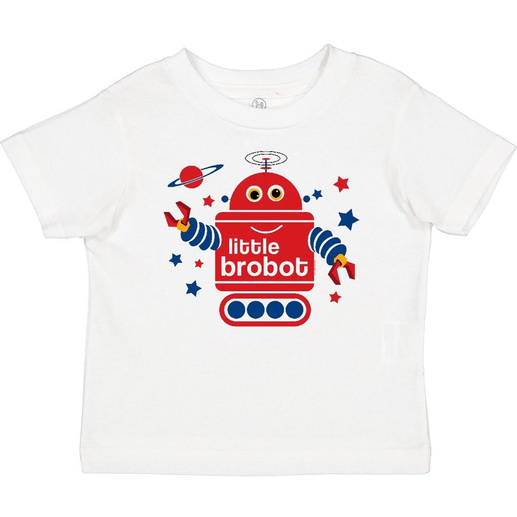 Inktastic Robot Little Brother Baby T-Shirt Science Fiction Brobot Space Toy