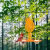 Outdoor Bird Feeder Cup with Perch Spacious Design for Multiple Bird Species Attraction