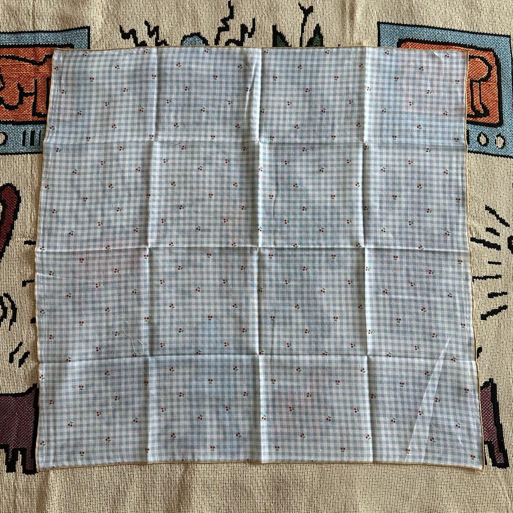 1Pc Women'S Silk Scarf Small Square Women'S Cotton And Linen Scarf Fresh Small Floral Encryption Decorative Retro Headband