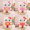 Flower Hellokitty Plush Doll Heart Cat Stuffed Toy Strawberry Angel Decoration