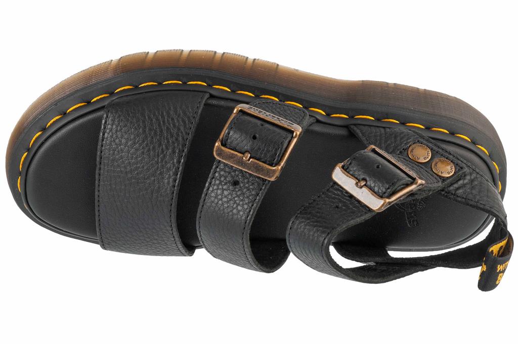 Dr. Martens Gryphon Quad Platform, Womens Black Sandals