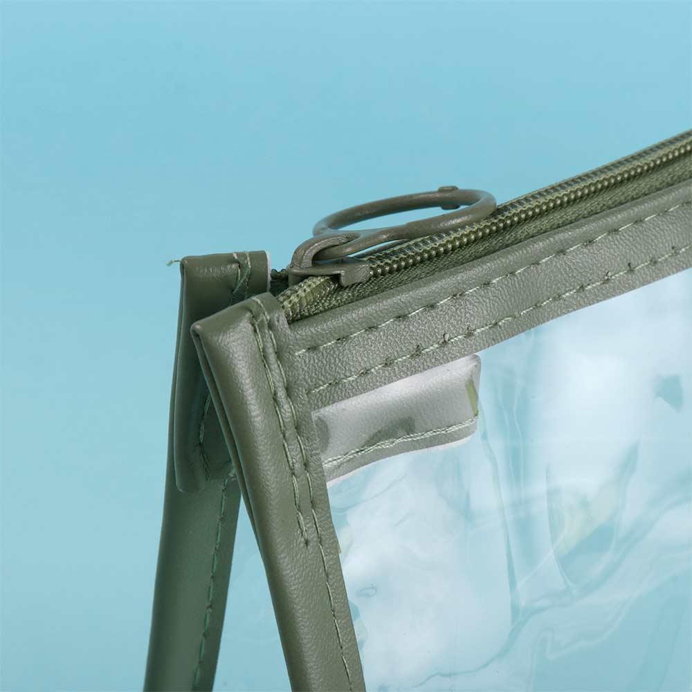 Organizer School Office Supply Zipper Pen Pouch Pencil Case Storage Bag Transparent Pencil Bag