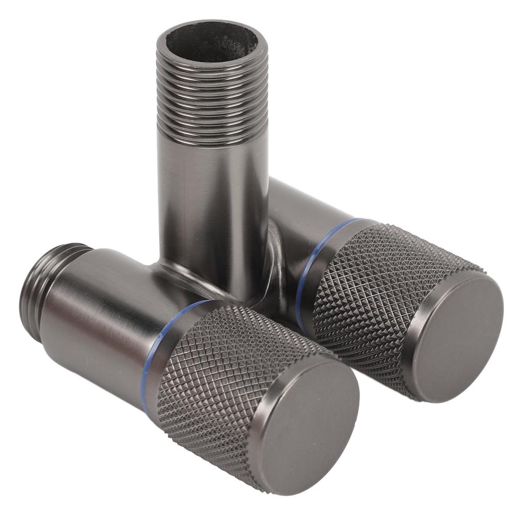 Dubbelströmbrytare Vattenventil 1 G1/2 tum Inlopp 2 G1/2 tum Utlopp Yttergänga Vattenventil för Tvättmaskin