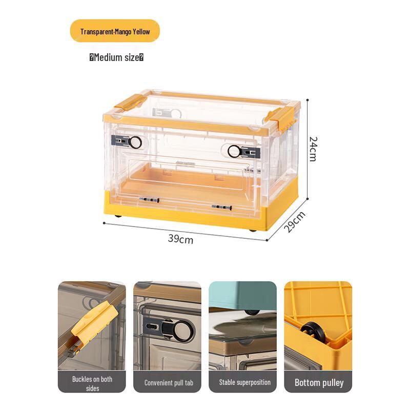 Foldable Transparent Clothing Storage Box