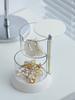 Transparent Rotating Multi-layer Storage Box Earrings Necklace Bracelet Headband Jewelry Box 360 Degree Dust-proof Box