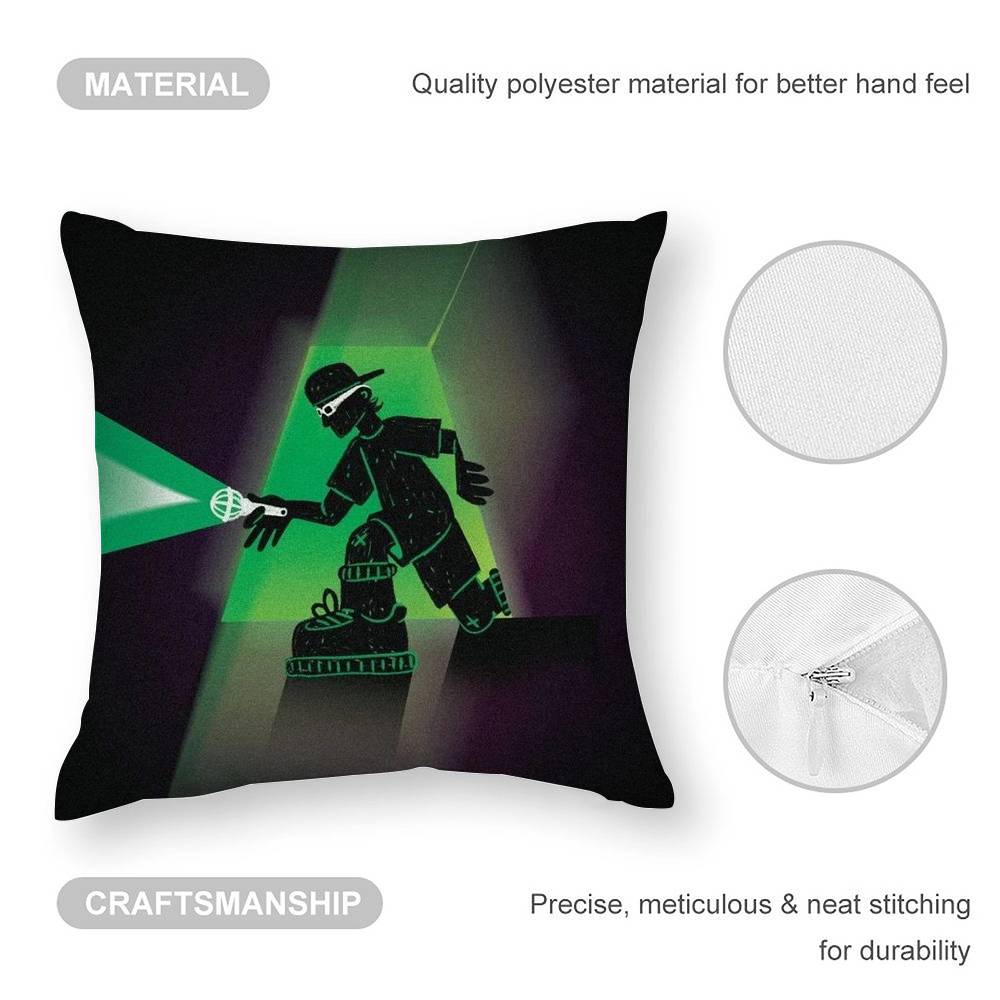 Singer F-Feid Luna Pillow Case Sofa Living Room Bedroom Double-Sided Printing Square Cushion Nap Time Pillow Case