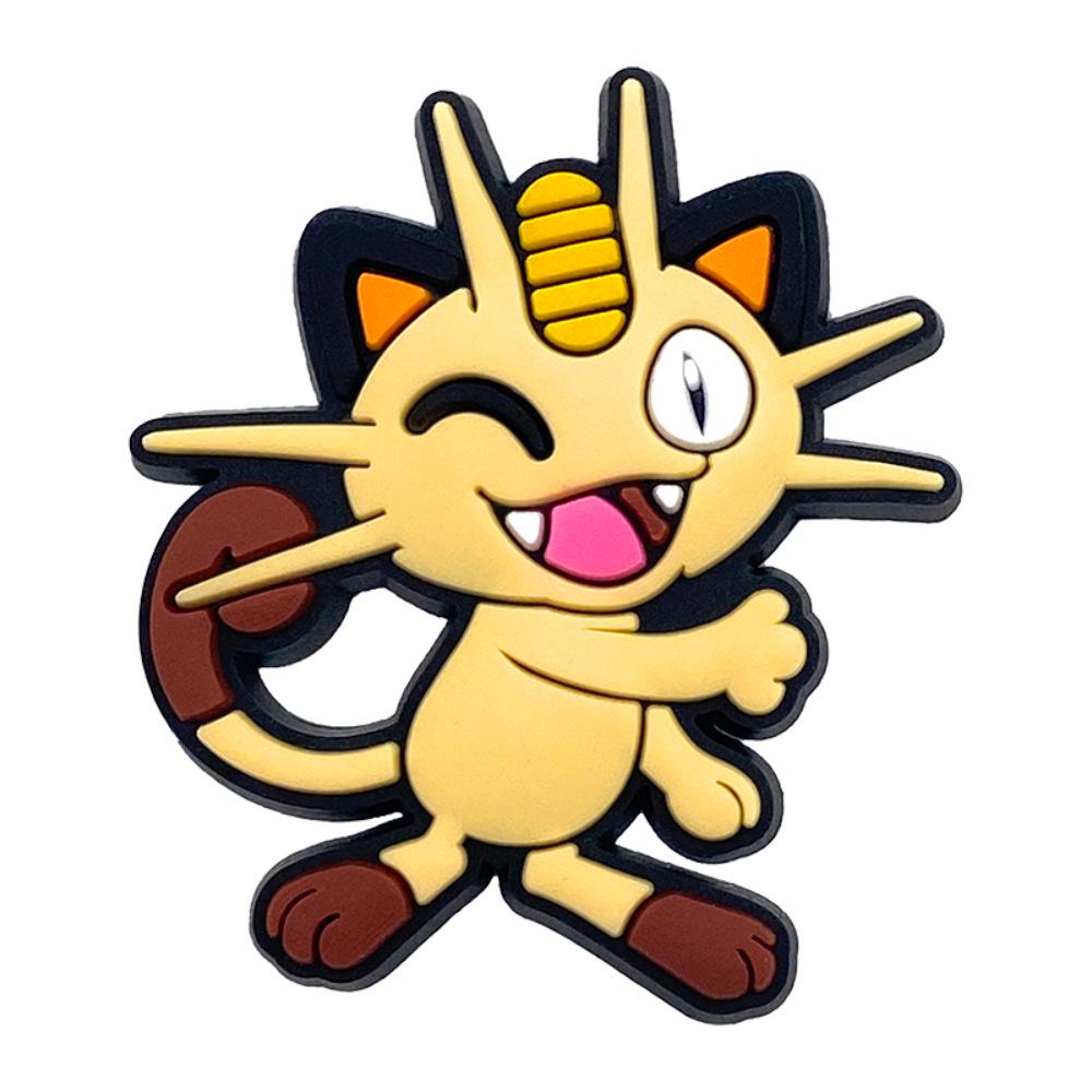 Puha Gumi Pokémon Virágos Klumpa Cipőcsatok