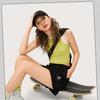 Li Ning Sports Trend Series Solid Color Lace-Up Loose Casual Shorts Women shorts Black AKSU320-3