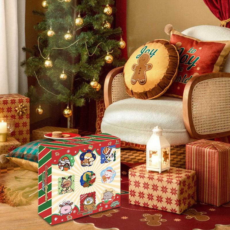 Countdown Ball Toy 12 Balls Vacation Advent Countdown Toys Christmas Ornaments Vacation Advent Party Favor Soft Holiday