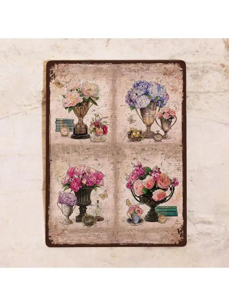 Provence Style Tin Sign 20x30cm, Vintage French Country Wall Decor