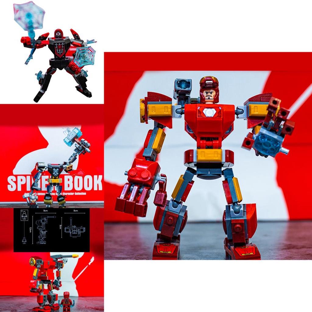Avengers Building Block Figures Create Your Own Heroes With This Diy Set