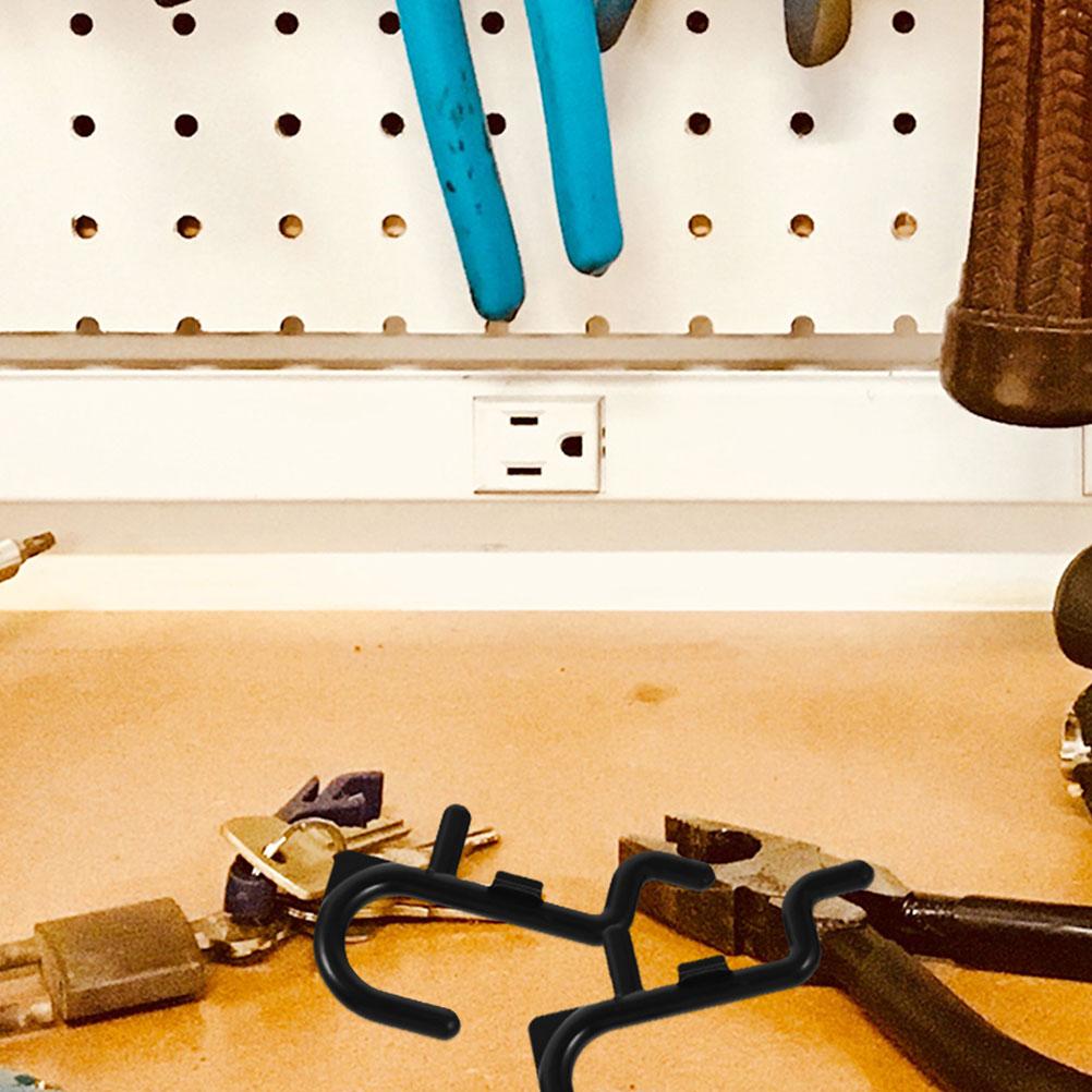 40 Pcs Pegboard Hook Storage Tools Multi Purpose Hooks Pegboard Accessories Home Storage Pegboard Hanging Hook Wall MountBracket