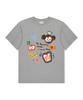 Deomopeuhauseu My Favorite Dings Oversized Short Sleeve T-Shirt Melange Gray
