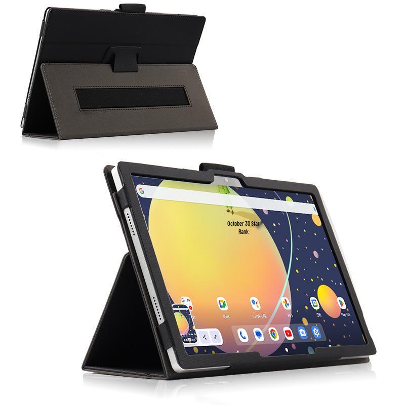 

Кожаный чехол для Tab15 Pro: Защитный чехол для планшета 10,5 дюйма с подставкой для рук 10.5 inch Tab15/15 Pro чёрный