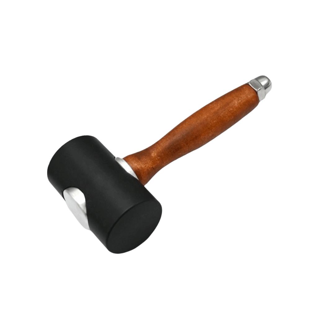 

Leathercraft Nylon Hammer Mallet Wood Handle Nylon Leather Carving Hammer Printing Black T