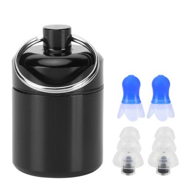 Waterproof Ear Plugs with Filter Noise Reduction Reusable Earplug Protector for SwimmingBlue Flying