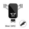 Car Logo Aluminum Alloy Dashboard Phone Bracket Universal Auto Cellphone Holder For MINI Cooper R60 R56 F56 F55 F57 F60 AZ85