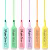 Fluorescent Highlighters: 4 or 6 Colors, Thick Tip, Large Capacity, Quick-Drying for Students and Journals