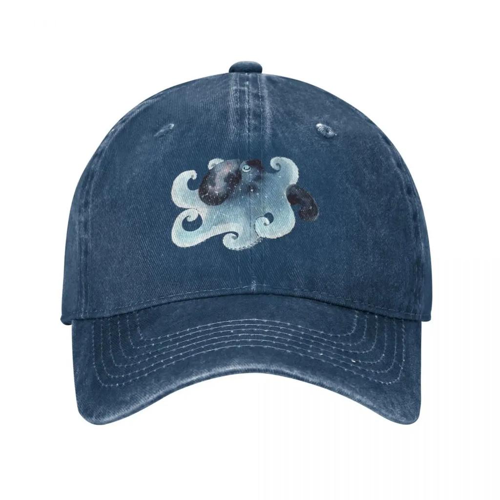 Galactic Octopus Baseball Cap Brand Unisex Cap Kids Hat Birthday Hats On Offer Unisexs Womens
