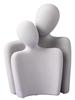 Creative Abstract Character Ornaments Frosted Ceramic Couple Hug Sculpture Artwork Modern Home Decoration Crafts Wedding Gift