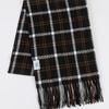 RECLOW MADRA Pastel Check Muffler BLACK