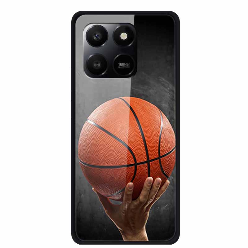 Glass Case For Honor X7d Play 10T 5G Case Soft Bumper Hard Tempered Glass Back Cover For Honor 400 Smart 2025 Phone Cases Fundas