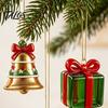 Creative Christmas Gift for Kids Advent Calendar 2026, 24 Days 2D Acrylic Tree Bear Elk Snowman Holiday Ornaments Countdown Tree, Window Home Decor