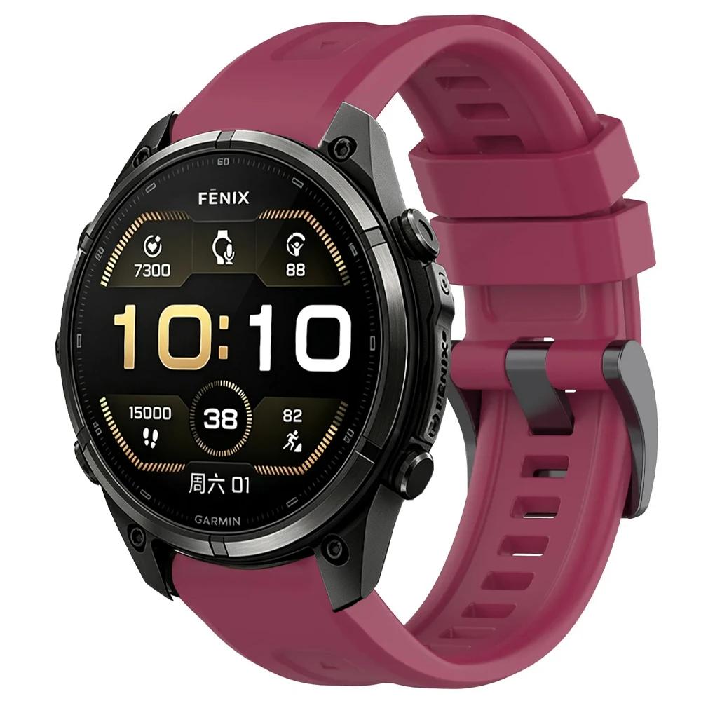Quick Fit 26mm 22mm 20mm Silicone Band for Garmin Garmin Fenix 9 9 Pro 51mm 47mm 43mm Bracelet Garmin Instinct 3 50mm 45mm Strap