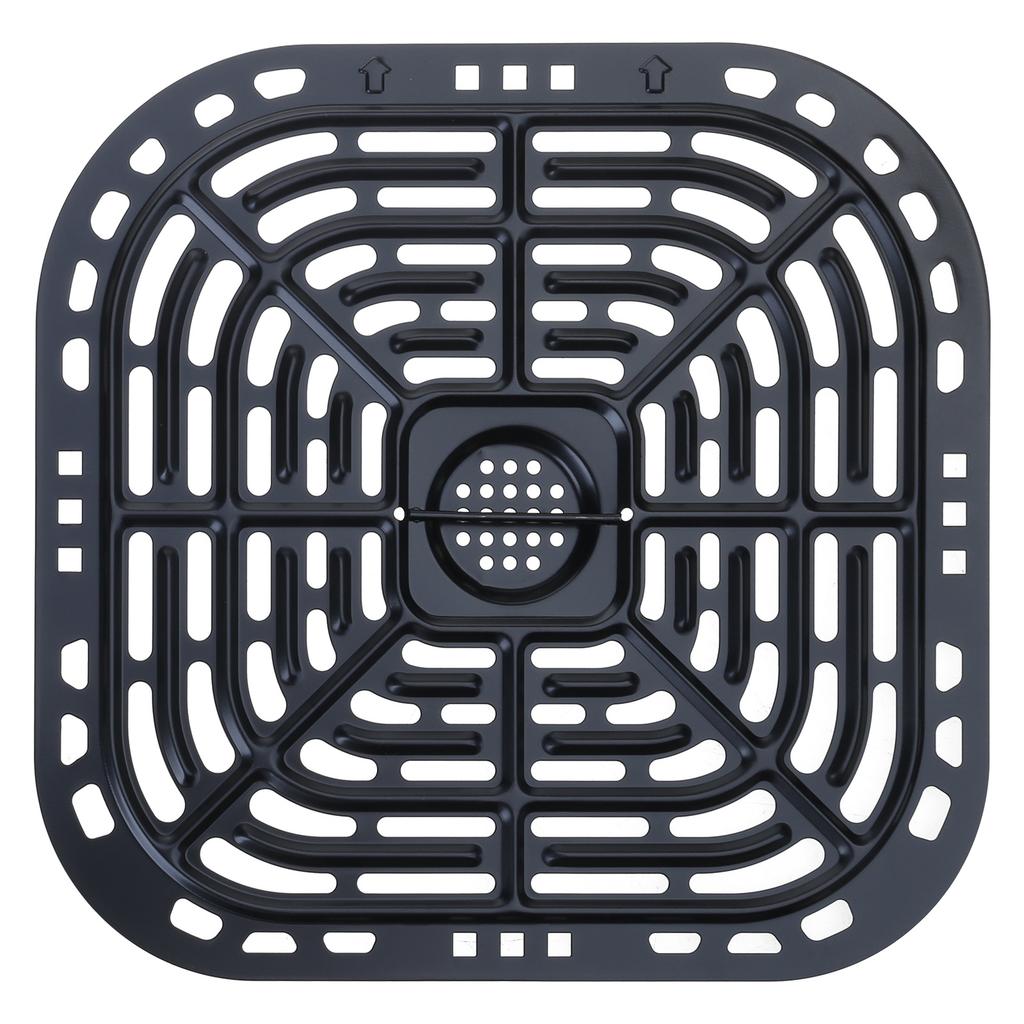 2 Pack Food Safe Air Fryer Plate Replacement Grill Pan Air Fryer Tray Metal Material for Instants Vortex 6QT Air Fryers