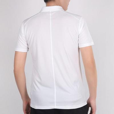 Polo Shirts Men's White Polo Collar Moderate Straight Fit BV0359-100