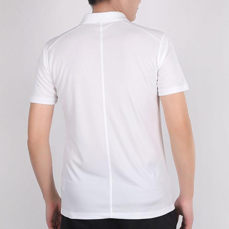 Nike Polo Shirts Men's White Polo Collar Moderate Straight Fit BV0359-100
