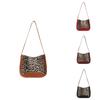 Elegant Pu Leather Leopard Pattern Small Handbag For Women In Trendy Colors Ideal For Daily Use