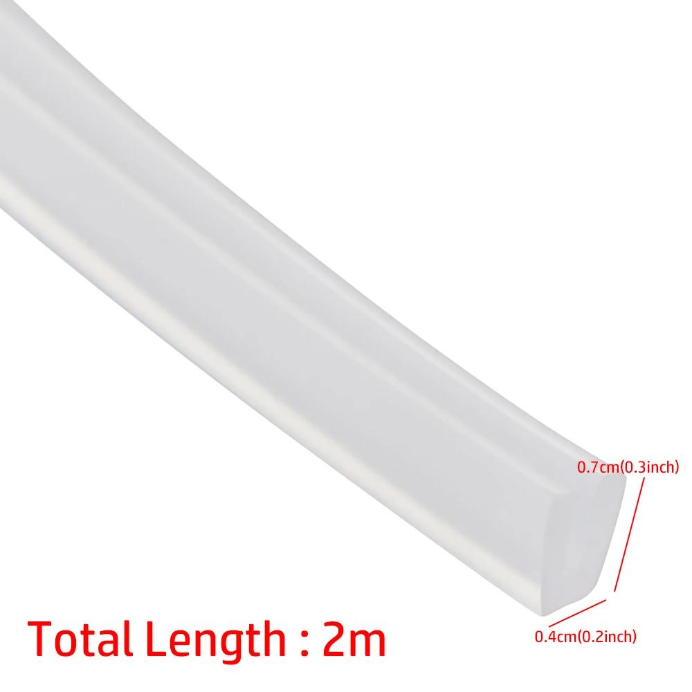 

2 meters New U-Shaped Multiple Size Rubber Edge Guard Strip Shower Door Sealing Tape Glass Protector Trim Edge Banding Tape