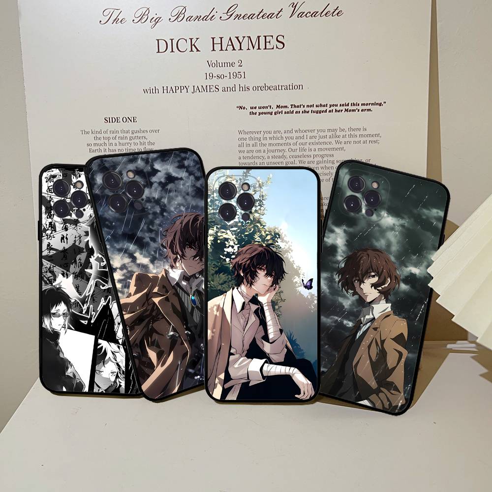 Bungo Stray Dogs Anime Phone Case For iPhone 16 15 14 13 12 Mini 11 Pro XS Max X XR SE 6 7 8 Plus Soft Silicone Cover