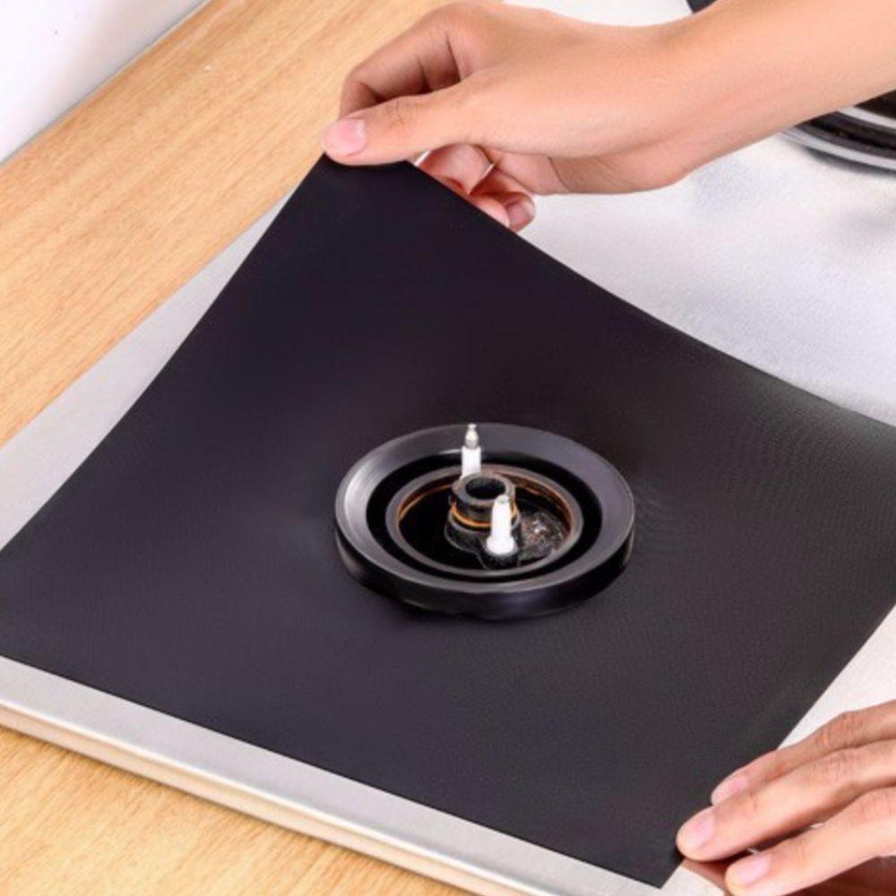 4PCS Anti-dirty Gas Stove Protector Oil-resistant Kitchen Stove Liner Covers  Restaurant