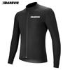 DAREVIE Cycling Jersey Winter Thermal Fleece Cycling Jersey Men Long Sleeve Hot Warm Soft Brushed Breathable Bicycle Clothing