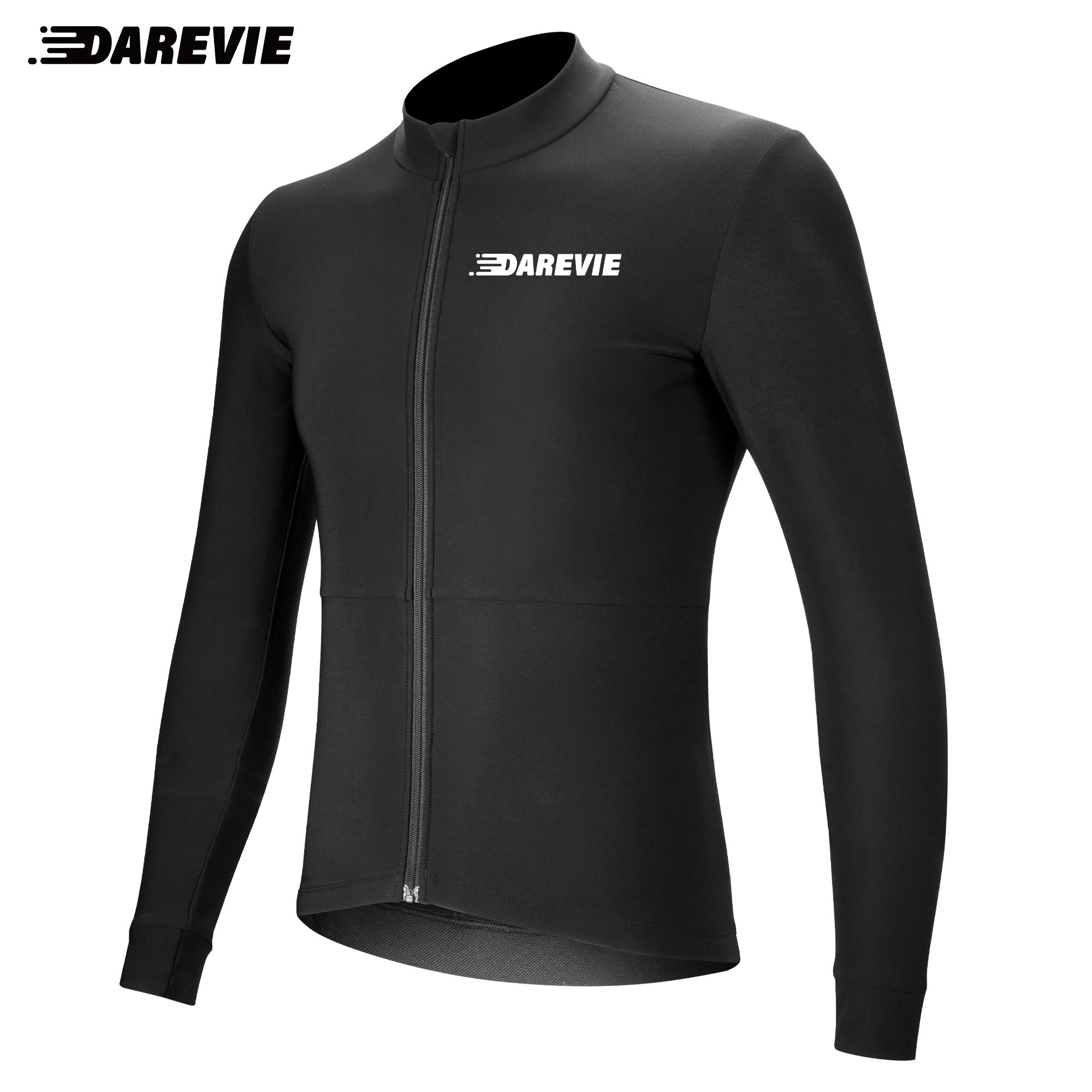 DAREVIE Cycling Jersey Winter Thermal Fleece