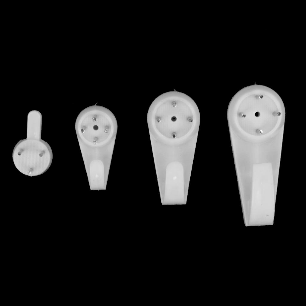 Hard Wall Mirror Hanging Hooks Seamless Invisible Picture Hanger for Wood Wall Frames and Home Decoration