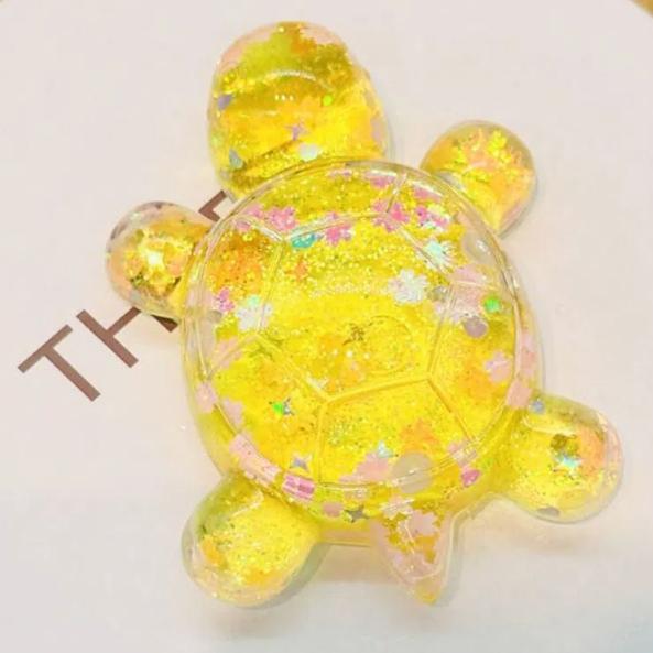 Shiny Cartoon Turtle Toy Cute Turtle Small Ornament Statue Candy Color Turtle Dolls  Couple Gifts
