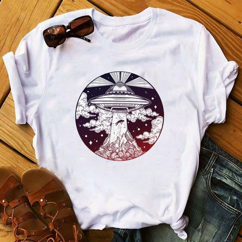 New Women T-Shirt 2023 Good Vibes Letters Fashion Top Female T Shirts Harajuku Streetwear O-Neck Short Clothes Ladies Tshirts