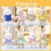 Bunny Hoodie Plush Toy Keychain Stuffed Doll Backpack Pendant Decoration Gift