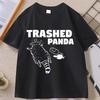 Drunk Raccoon T Shirt Trash Panda Tshirt Funny Raccoon Meme Tshirt Animal Printed Loose Round Neck Tees Comfortable Streetwear