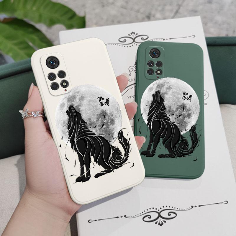 Moon Lone Wolf Phone Case For Xiaomi Redmi Note 15 Pro Plus 4G 5G Silicone Cover