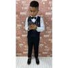 Children's Vest Suit With Shirt Set 0-1 Years - 14 Years Black