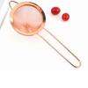 Rose Gold 304 nerezové sítko na koktejly ve tvaru kužele na koktejly / čajové bylinky / káva, jemné sítko