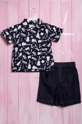 Boy's Suit: T-shirt and Shorts, Cotton Gymboree (56425)